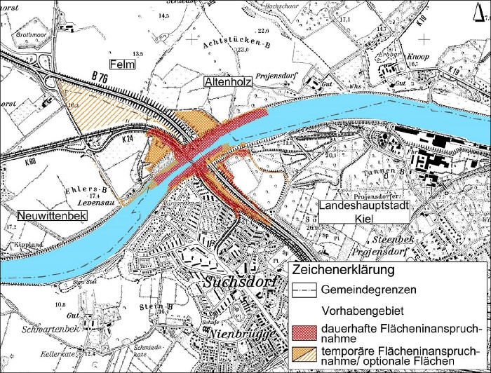 Das Bild zeigt die Übersicht der Vorhabensfläche Das Bild zeigt die Übersicht der Vorhabensfläche
