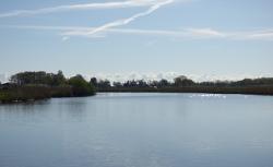 Das Bild zeigt eine Landschaftsaufnahme der Eider Das Bild zeigt eine Landschaftsaufnahme der Eider